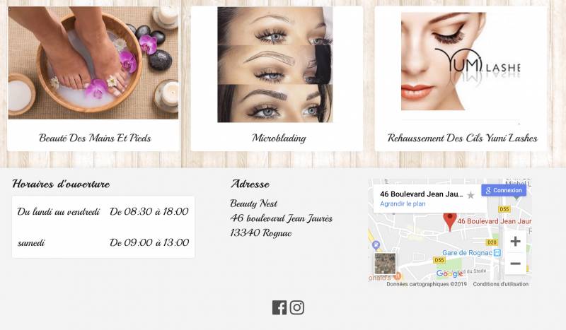 Institut de Beauté a Rognac , soin de visage , modelage ,  rehaussement des cils  